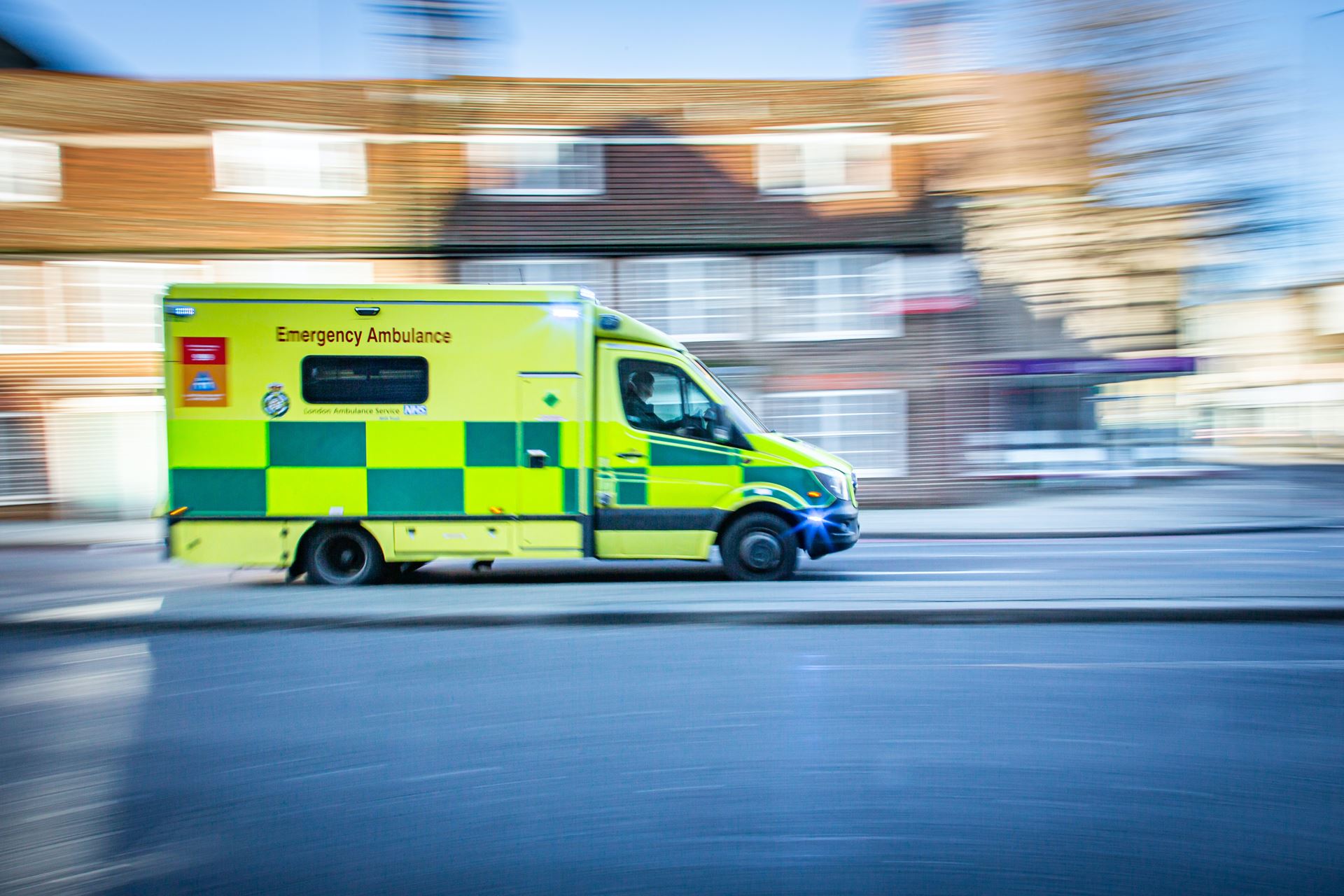 Ambulance attending an incident